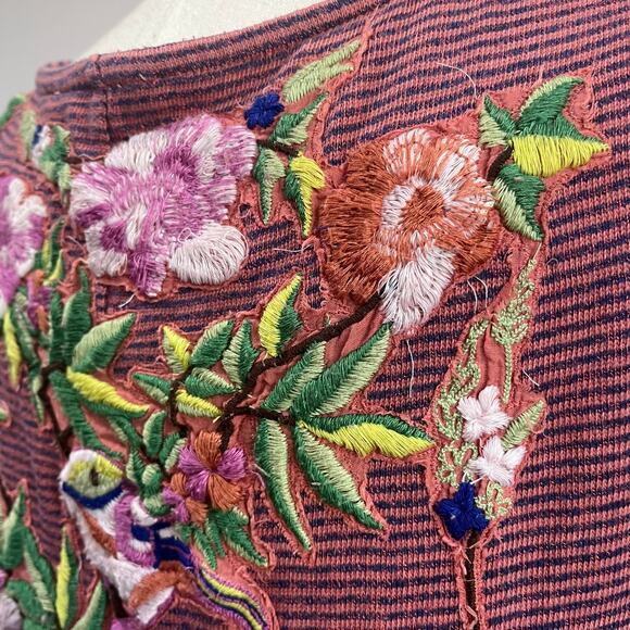 Soft Surroundings Pink Cowl Neck Knit Sweater Dress Size Large Boho Chic - Picture 5 of 10